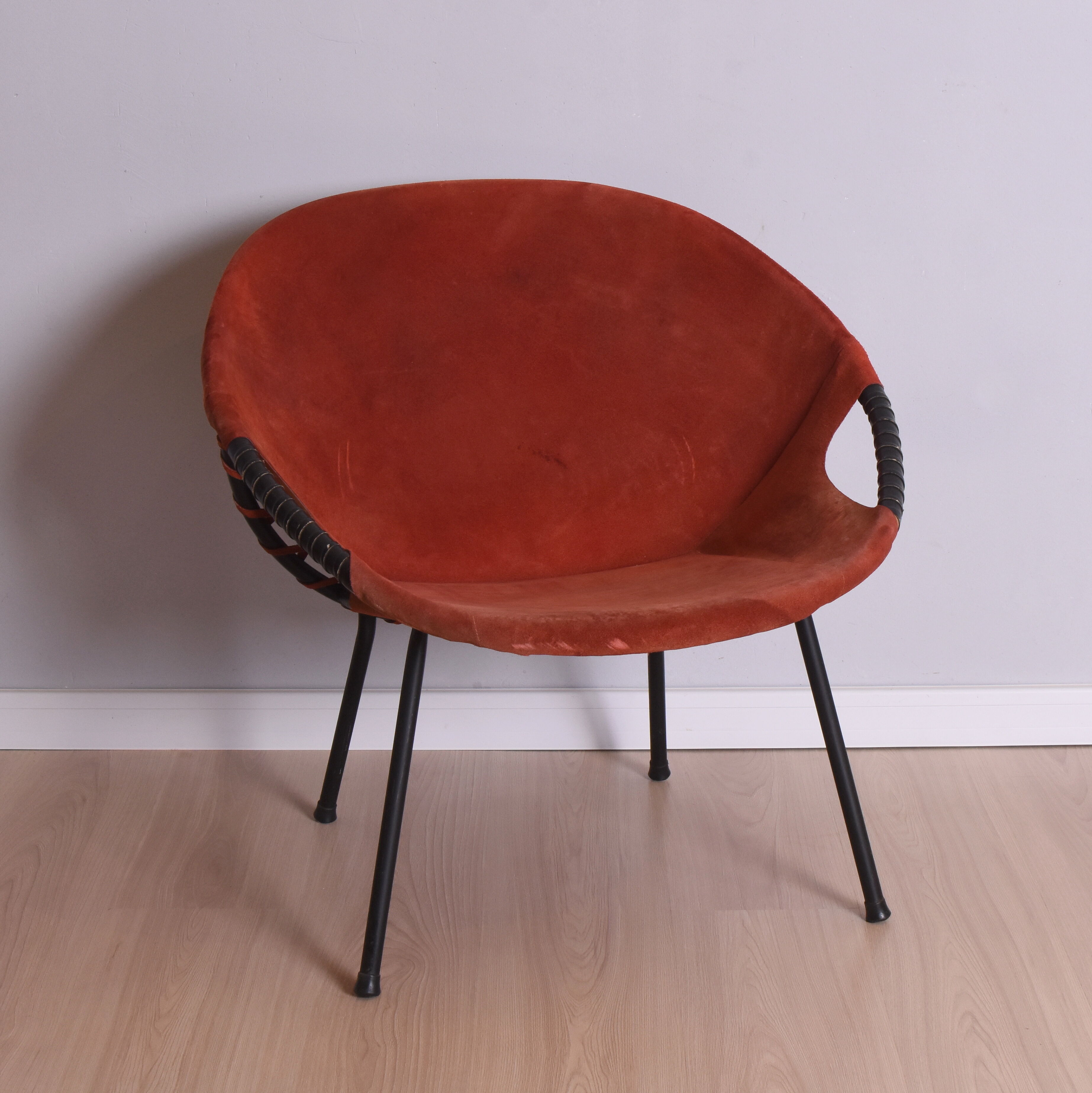 Balloon armchair, lusch & co, germany, 1960s