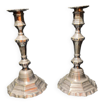 Pair of candle holders