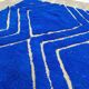 Moroccan blue decorated rug 250cm x 150cm