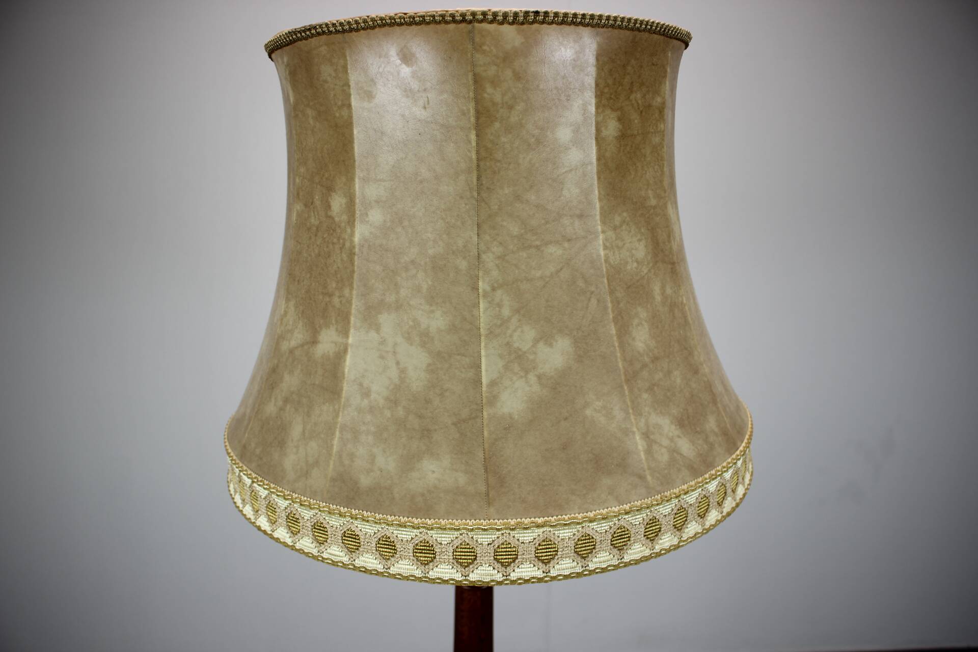 Art Deco floor lamp from the 1930s, Czechoslovakia