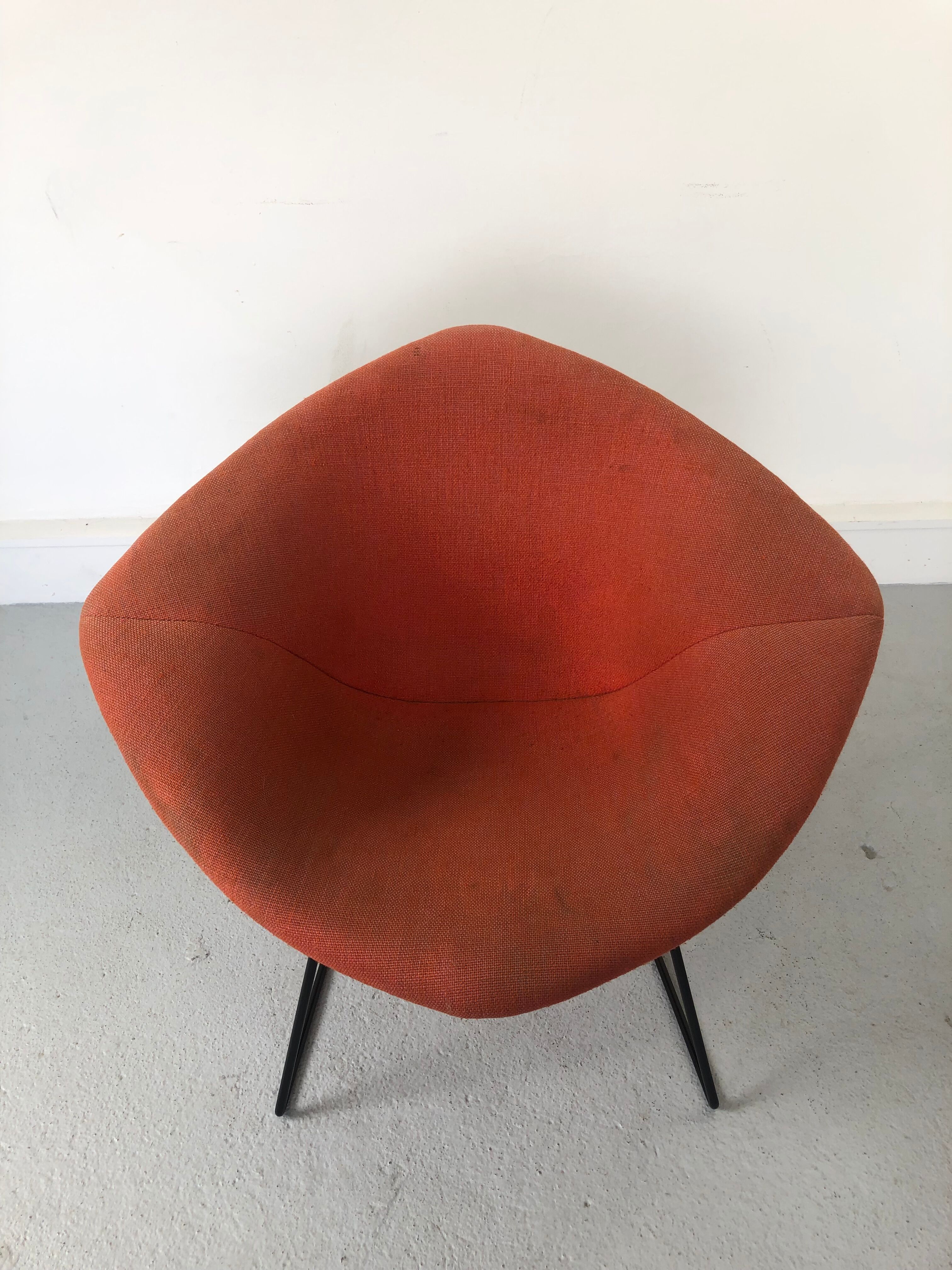 Vintage Diamond 421 Lounge Chair by Harry Bertoia for Knoll International