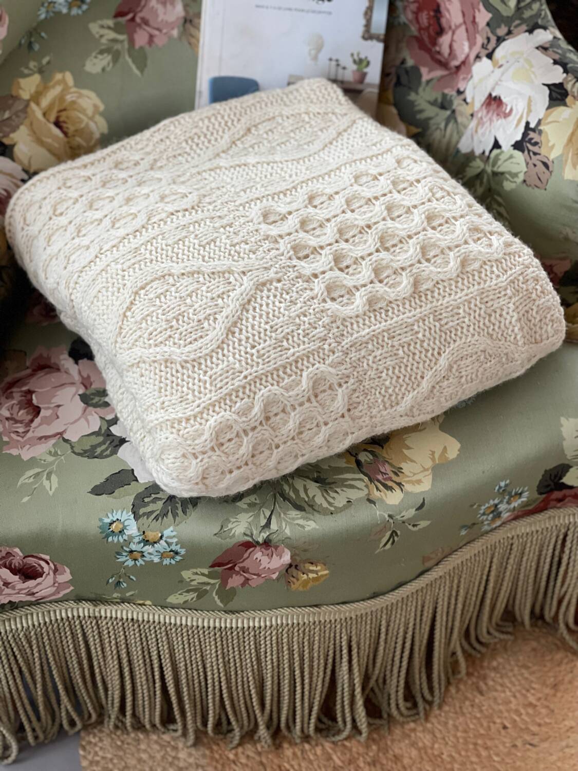 Pure natural wool English blanket