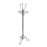Brass Iron Hat and Coat Rack by Meazza in the Style of Piero Fornasetti, It