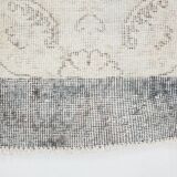 3x11 Rugs For Hallway Beige & Blue Vintage Runner Rug, 82x338Cm