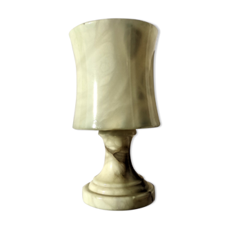 Complete table lamp in alabaster around 1950/1960 old