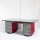 Vintage industrial iron office, France 1950