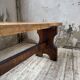 Paire de bancs noyer 1900