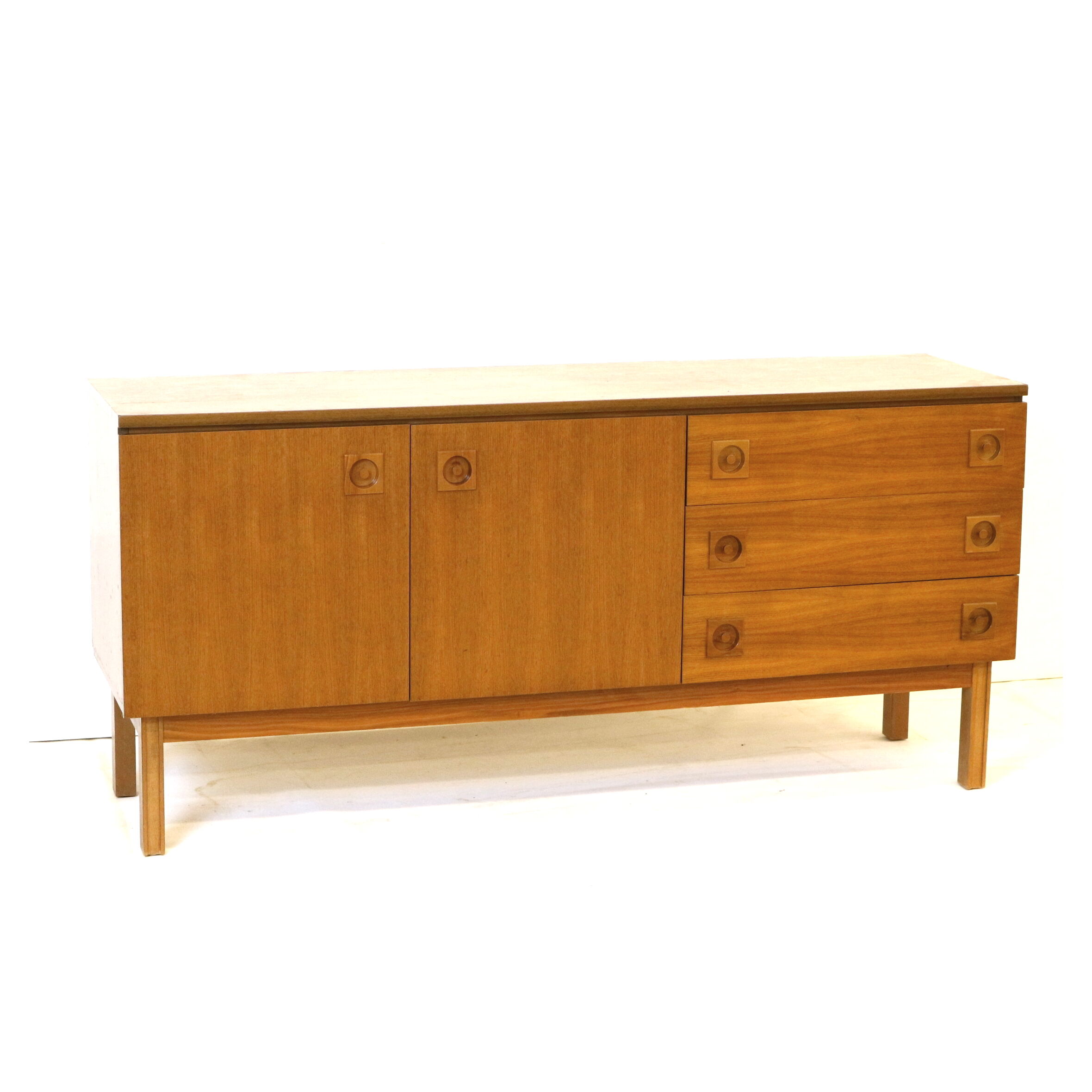 Vintage sideboard with drawers made in the 60s