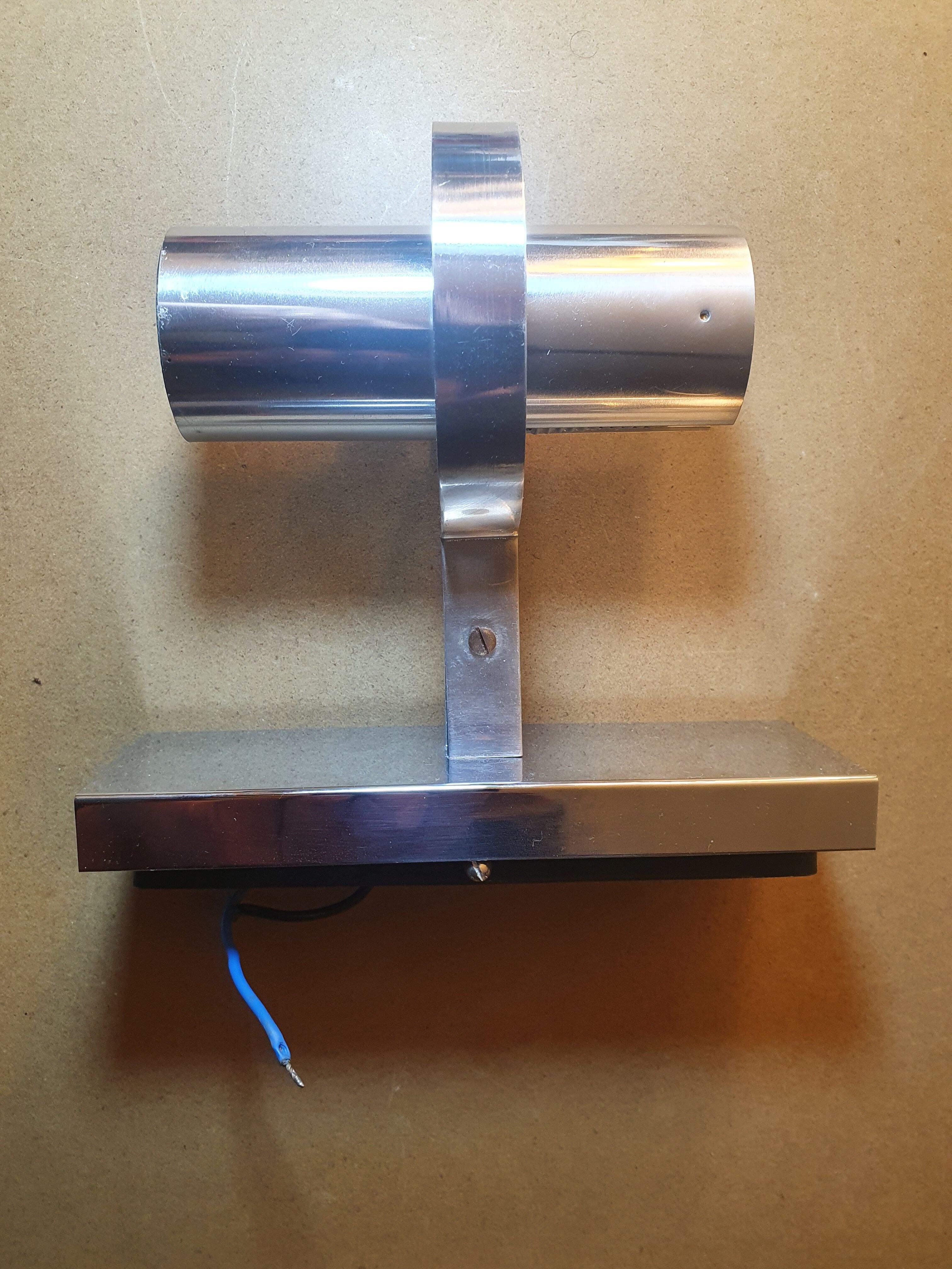 Pair of space age wall lights by Doria Leuchten