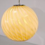 Murano glass pendant lamp by Venini - 1960s