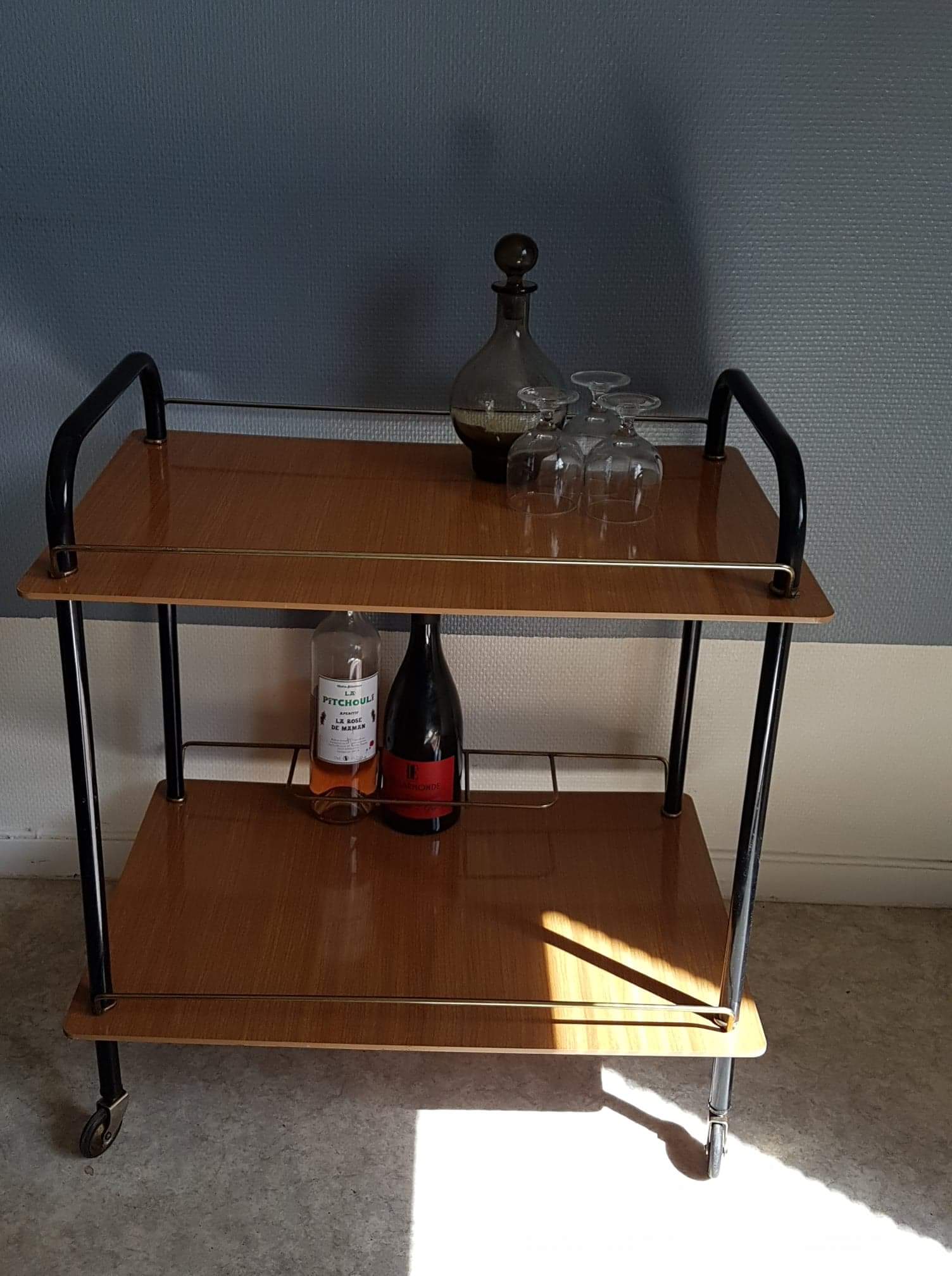 Vintage serving table