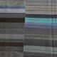 7x9 Gray & Teal Green Handmade Kilim Rug, 224x264Cm