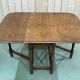 English folding table called -Gateleg- oak from the 1930s