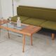 Table basse en bois, métal et verre par Jitona 1960