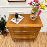 Commode pieds compas vintage