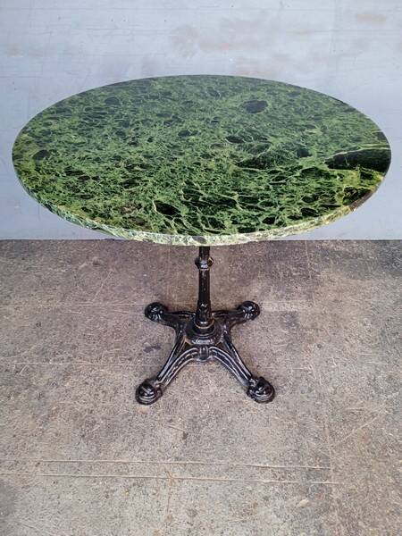80cm marble bistro table / pedestal table