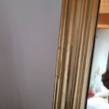 Louis Philippe wooden and gilded stucco mirror