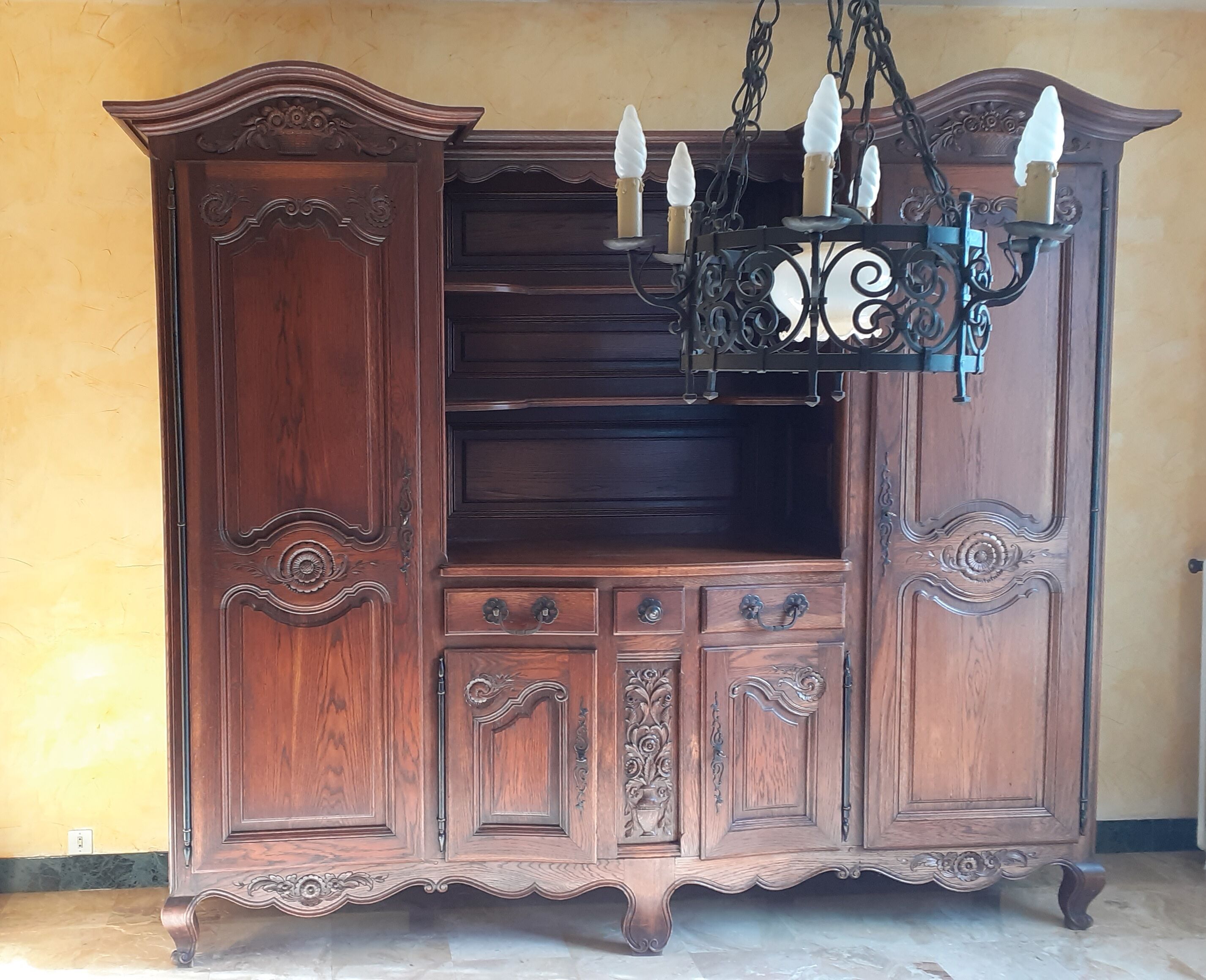 Buffet late 19th early 20th Norman style