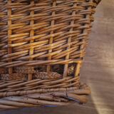 Rectangular wicker basket