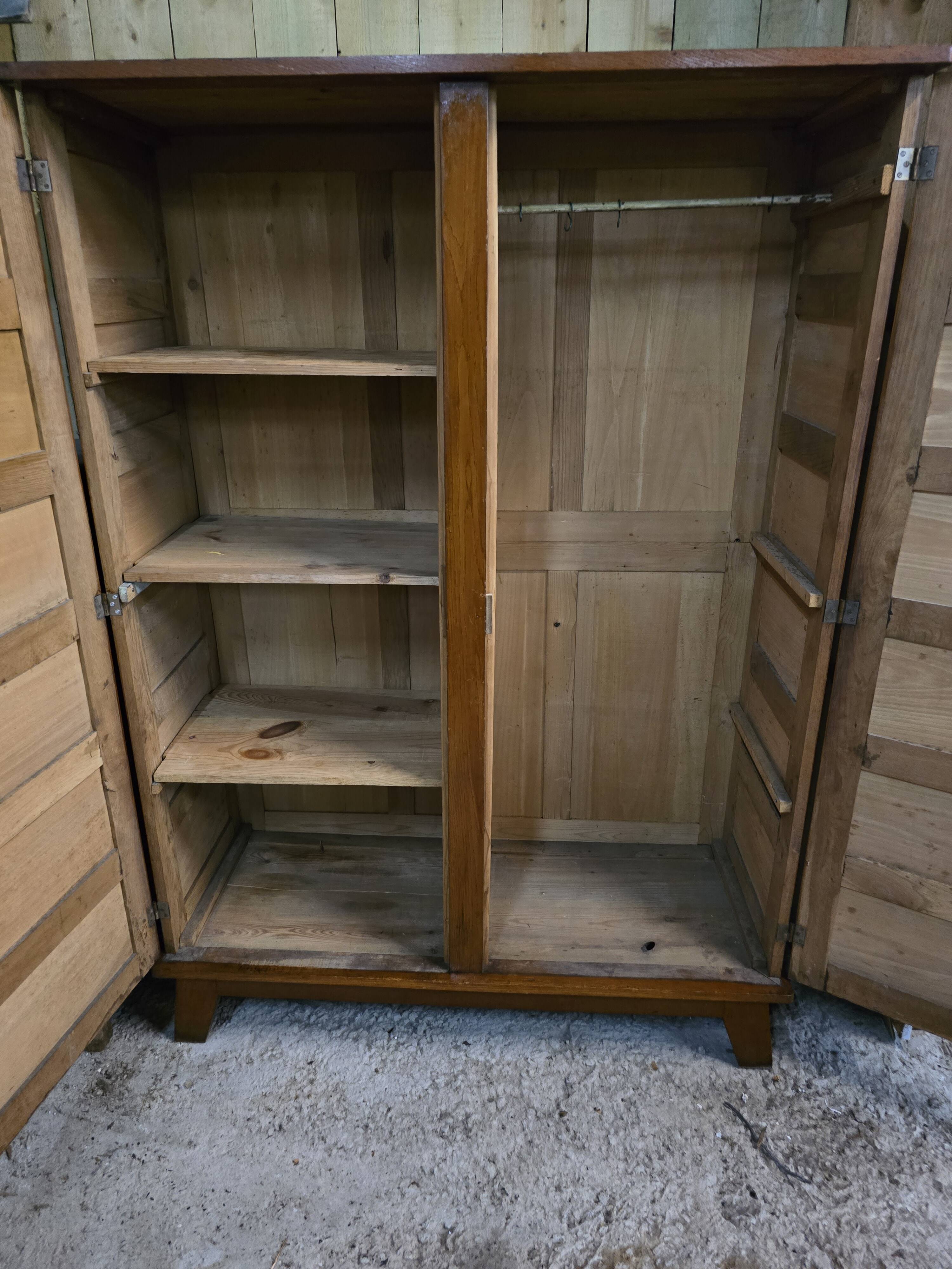 Vintage René Gabriel wardrobe with 2 doors