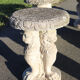 Ensemble de jardin table et 6 tabourets, Italie début XXe siècle
