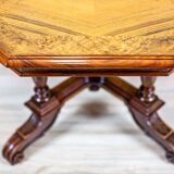 Antique Walnut Center Table, 1890s