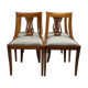 Lot de 4 chaises empire