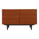 Danish teak cabinet with adjustable shelves, 1960s