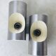 Double cylindrical wall lamp oxar stainless steel design 1970
