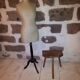 Tabouret brutaliste
