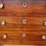 Very old walnut chest of drawers.