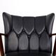 Danish teak and skai armchairs, Erhardsen & Andersen 1960s