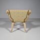 Swan neck bench, hand-carved, France, 1940s