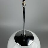 1960s and 1970s Globe Lamp, Hanging Lamp, Glass Ceiling Lamp, Space Age Des