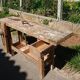 Built in raw wood with its press and valet - GRENAD