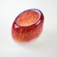 Glass vase, Danish design, 1970s, manufactured by Holmegaard
