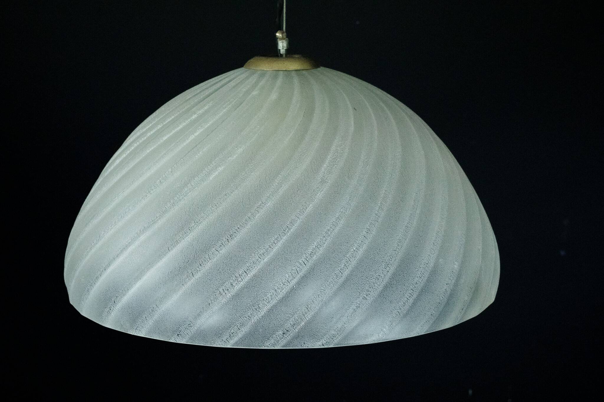 Barbini Murano Glass Pendant Lamp, Early 1980s