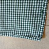 4 vintage checkered napkins