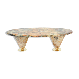 Table basse oeil en marbre