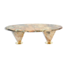 Sicilian marble eye coffee table circa 1980