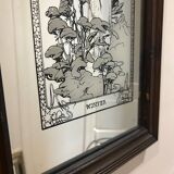 mirror Alphonse Mucha model Winter