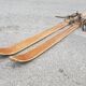 Ancienne paire de ski en bois - vintage
