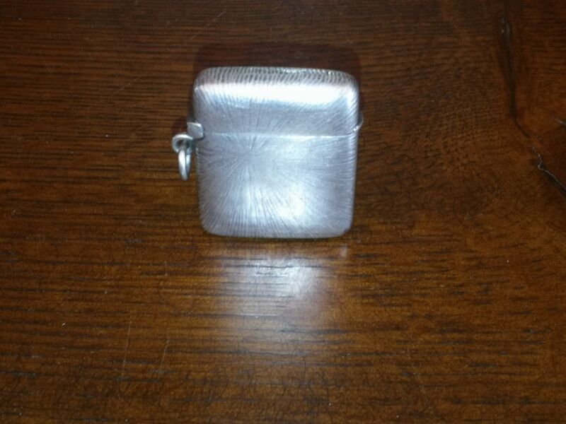 Ancient pyrogen, fire box, solid silver match holder
