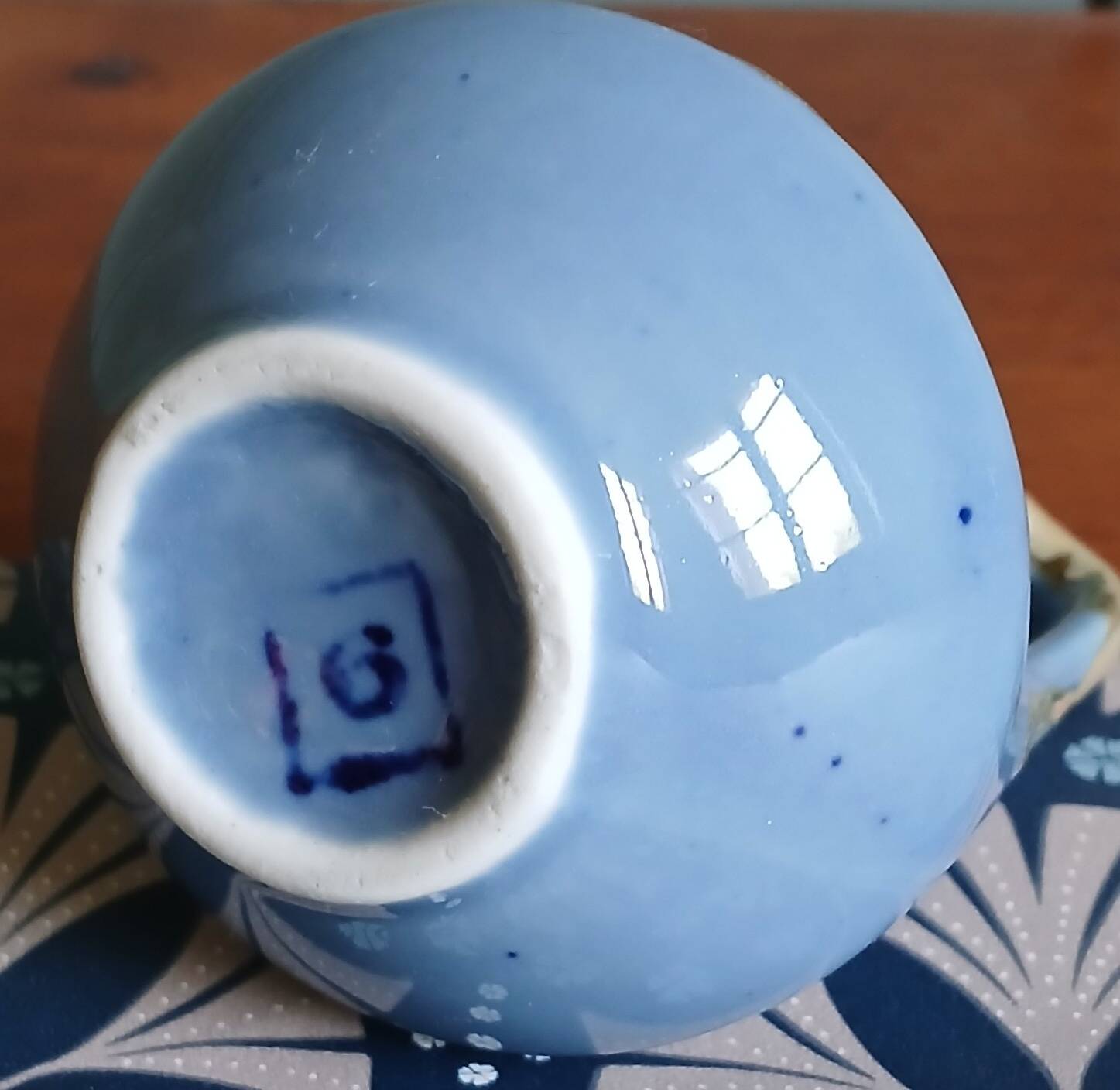 Miniature jug in glazed ceramic, France circa 1940