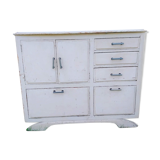 Vintage white skated buffet