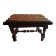 SMALL WOODEN BENCH / CANE