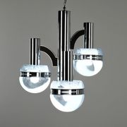 Space Age chandelier, Murano glass, 1970s, made in Italy