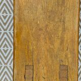 Antique walnut wood bench