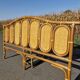 Rattan and wicker headboard