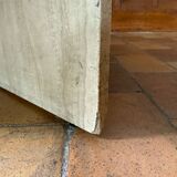 Travertine coffee table